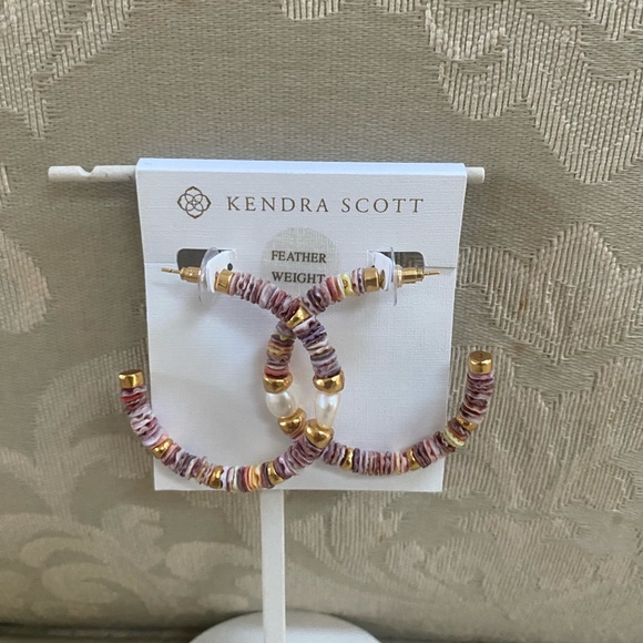 Kendra Scott Lila Hoop NWT - Picture 3 of 8